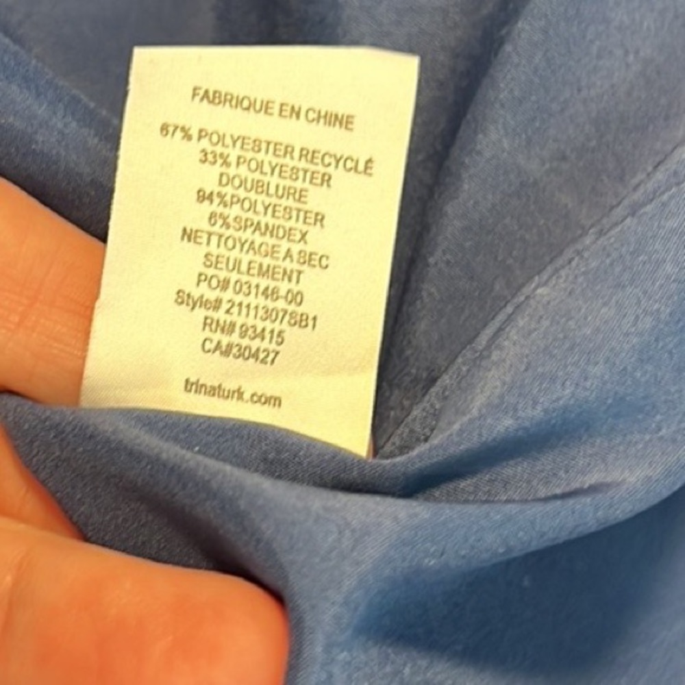 NWT, Trina Turk,Gull Dress,Stunning Asymmetrical Dress Embellished Fringe,Size S - Picture 11 of 13